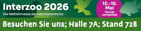 Besuchen Sie uns auf der Interzoo 2026:Halle 7A,Stand 728
